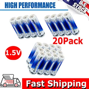 900mAh 20PCS AAA 1.5V Batteries Extra Heavy Duty Carbon-Zinc Fit For Toys Remote - Picture 1 of 9