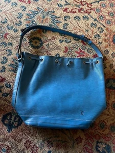 louis vuitton blue bag tote - Picture 1 of 18