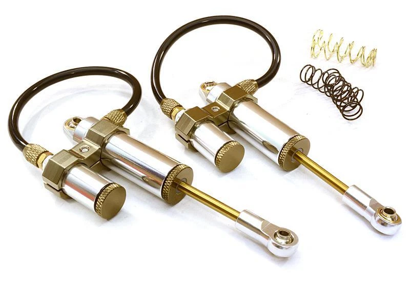 Amortiguador trasero 90 mm (2) con resorte interno para Axial SCX-10, SCX10 II, SCX10 III Foto 1 de 1