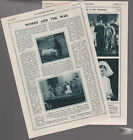 WW1 Women &amp; The War - Breeding Pigs, Women Bakers &amp; Nurses Portuguese Queen 1917