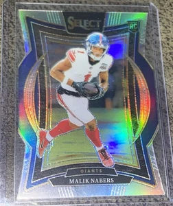 2024 Panini Select - Concourse Malik Nabers #29 SILVER DIE-CUT Prizm (RC) - Bild 1 von 4