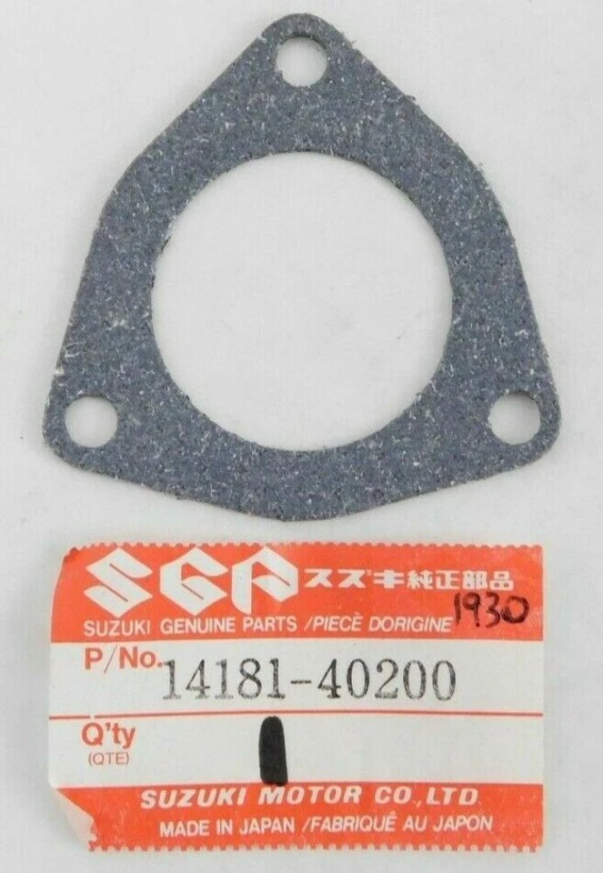 Junta de brida de escape OEM SUZUKI RM100 RM125 1975-88 14181-40200 CANTIDAD 6 Foto 1 de 4