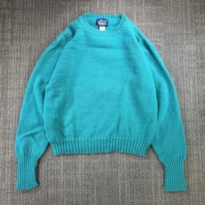 Suéter de Lana Woolrich De Colección Para Hombres XL Verde Azulado Años 80 Británico Hong Kong Pullover Abuelo - Imagen 1 de 19