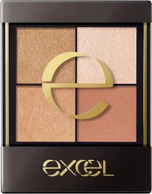 NOEVIR excel Real Close Shadow Palette Matte Nuance Glossy CX01 Tassels Mule JPN - Image 1 of 4
