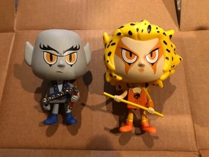 lot of 2 loose Funko Vynl Figures - Thundercats  Panthro & Cheetra - Picture 1 of 2