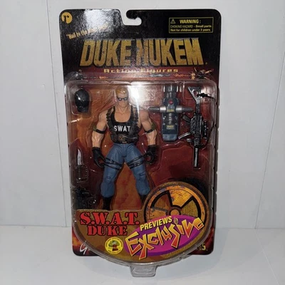 Figura de acción Duke Nukem S.W.A.T vistas previas exclusivas 3D Realms Swat DUKE ¡Nuevo! Foto 1 de 4