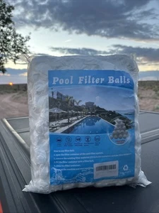 Pool Filter Balls for Sand Filter Pump 4.6 lbs Reusable Swimming Pool Treatment - Picture 1 of 3