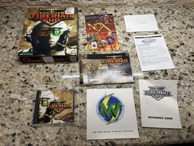 Command & Conquer Tiberian Sun 1999 PC Game Complete Big Box Westwood Studios - Image 1 of 3