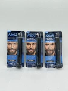Lot Of 3 JUST FOR MEN Beard & Brow 1 Day Brush-In LIGHT BROWN 0.3 Fl Oz Each - Picture 1 of 3