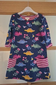 JoJo Maman Bèbè Dinosaur Dress Age 4-5 Years - Picture 1 of 3