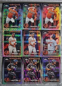 Orioles - 2024 Topps Cromo - Kyle Bradish / Eloy Jiménez / Cedric Mullins - Imagen 1 de 2