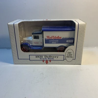 Banco de camión de reparto ERTL 1931 hardware de valor real metal fundido a presión escala 1/34 nuevo en caja Foto 1 de 4