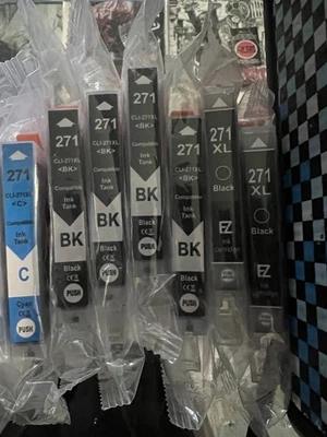 Canon CLI-271XL Compatible & EZ Ink Cartridges - Still Sealed / NEW  - Image 1 of 4