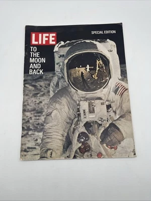 Life Magazine To The Moon And Back 1969 SPECIAL EDITION NASA Moon Landing Photos - Image 1 of 4