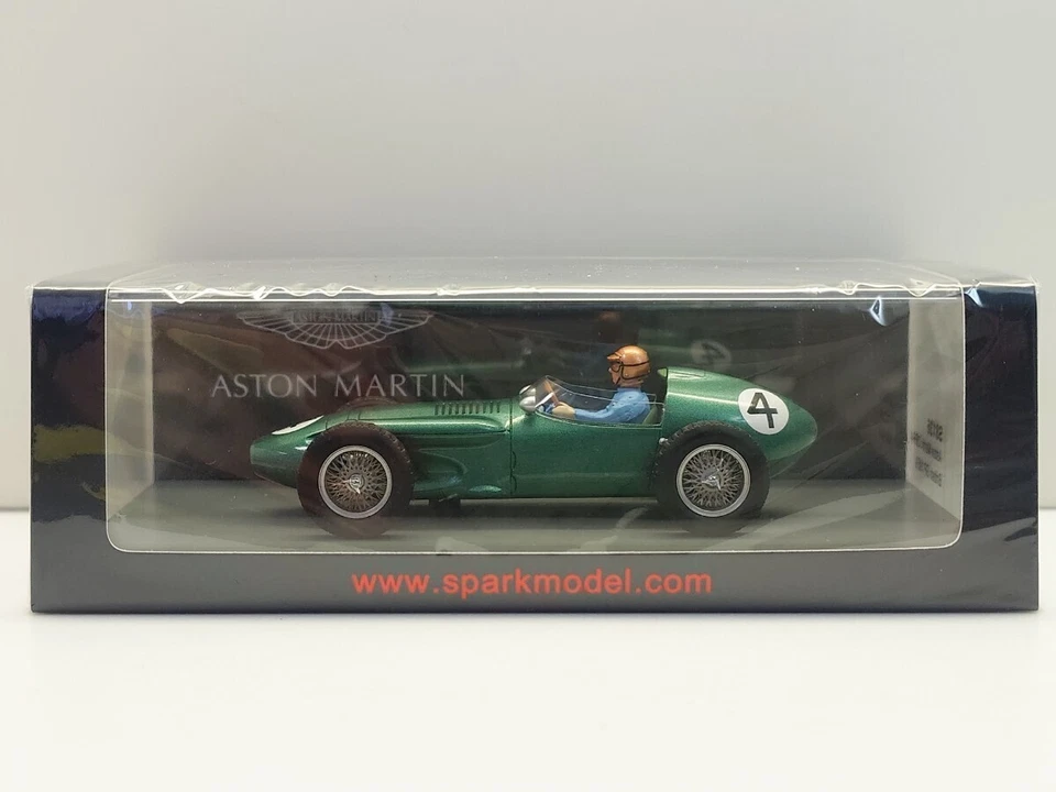 Coche modelo Spark 1/43 Aston Martin DBR4 1959 GP de Gran Bretaña C. Shelby Foto 1 de 4