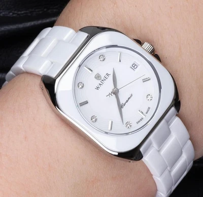 Reloj Pulsera Mujer Wainer Swiss Made WA.18070-A Cerámica Foto 1 de 4