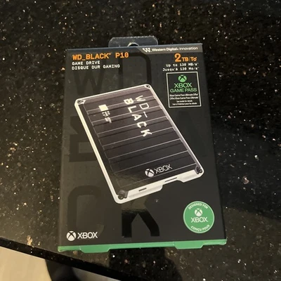 NEW Western Digital BLACK P10 Game Drive for Xbox 2TB External USB 3.2 - Image 1 of 2