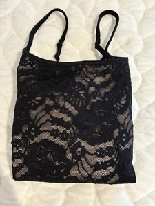Express Black Lace Best Loved Cami Tank Women’s Size Medium Glam Casual Y2K - Picture 1 of 4