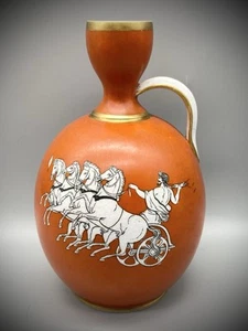 Antique Samuel Alcock Greek Iliad Neoclassical Etruscan Vase Jug Transferware - Picture 1 of 19