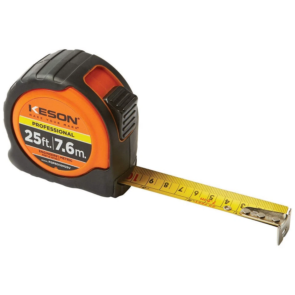 KESON PGPRO10M25V Engineers and Metric Tape Measure 787PH4 - Image 1 of 1