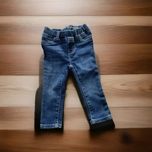 Gap Skinny Jeans Baby Size 18-24 Months Elastic Waist  Dark Wash Denim Jeggings  - Picture 1 of 4