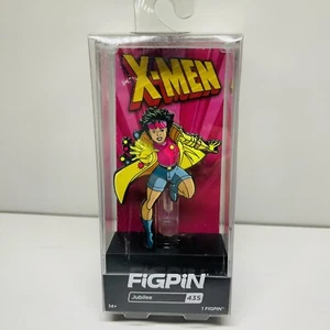 FiGPiN X-Men Jubilee #434 Spilla Smaltata Marvel Vetrina da Collezione Nuova Sigillata - Foto 1 di 2