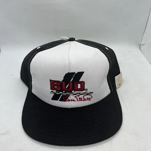Bill Elliott 11 Bud Budweiser Nascar Racing Snapback NOS Vintage - Bild 1 von 6
