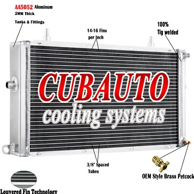 3 Rows Aluminum Radiator for 1998-2003 Jaguar XJR;2000-2003 XKR Vanden Plas 4.0L - Image 1 of 4