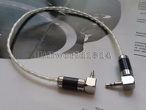 3.5mm Male stereo audio aux cable Carbon Plug OCC Silver 8core line in  - Picture 1 of 3