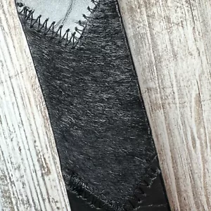 Zota Belt Black Western Hair-on Cowhide Design 44 in. w/ Interchangeable Buckle - Picture 1 of 11
