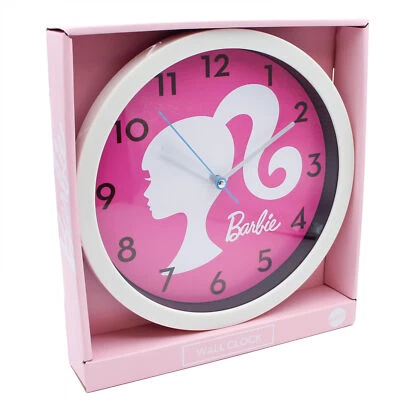 Barbie Silhouette Logo 10" Wall Clock Multi-Color - Image 1 of 3