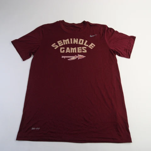 Florida State Seminoles Nike Dri-Fit Short Sleeve Shirt Men's Maroon New Cover