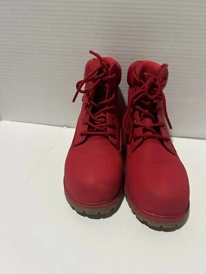 Lugz Botas Rojas Botas Al Tobillo Niños Botas Talla 2 EE. UU. Foto 1 de 4