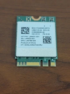 Original-Zubehör-Hersteller HP L44431-001 Ersatz Wi-Fi/Bluetooth Karte - GETESTET - Bild 1 von 2