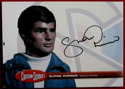 CAPTAIN SCARLET - SHANE RIMMER, Voice Artist - Hand-Signed Autograph Card SR2 - Image 1 of 2