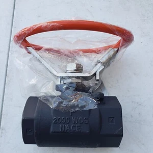 Milwaukee B35A Manual Steel Threaded Ball Valve 1in Npt - Picture 1 of 10