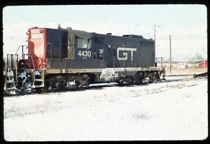 Original Rail Slide - GTW Grand Trunk Western 4430 no location 1-77 Agfa Film - Picture 1 of 1