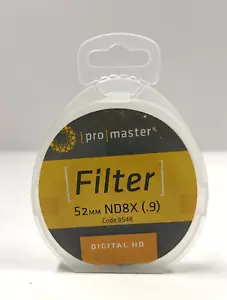 Promaster Digital HD Filter 52mm ND8x (.9) Code 8548 - Picture 1 of 5