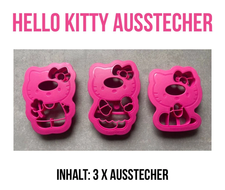 Tupperware Hello Kitty Ausstecher - Bild 1 von 1