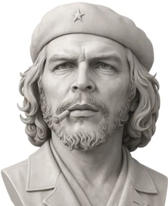 Statua Che Guevara in Resina Stampata 3D – Scultura Rivoluzionaria Dettagliata d - Zdjęcie 1 z 3