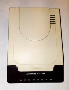 Hayes ACCURA 336 V.34 Fax Modem w/AC Adapter and Cable - Picture 1 of 5
