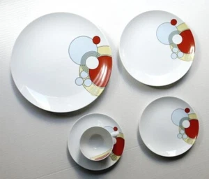 Lot of 4 Frank Lloyd Wright Design Imperial Hotel Japan Noritake Plate Cup good - Picture 1 of 5
