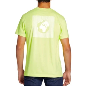 Alpine Design Mens Size M Green Highlighter Short Sleeve Graphic T-Shirt NWT - Picture 1 of 4