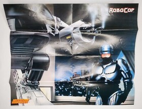 Robocop / Faxanadu Nintendo NES Nintendo Power 1989 Volume 7 Fold Out Poster