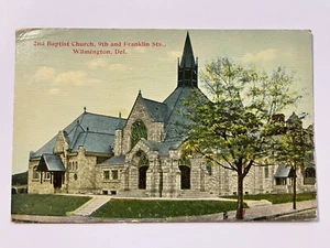 2nd Baptist Church, Wilmington, Delaware DE Postcard ~ DB, Posted 1911 - Picture 1 of 2