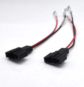 2x SPEAKER ADAPTER CABLE LEAD For Audi A1 8X GB 2010 up A3 8p 8v 2009-2018 - Picture 1 of 3