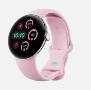 Google - Pixel Watch 3 (41mm) Smartwatch z różowym kwarcem - Wi-Fi - Poli... - Zdjęcie 1 z 1