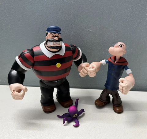 Mezco Popeye the Sailorman Classic BLUTO & Popeye Figure Fast Shipping !!! Cover