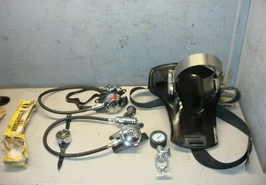 AQUA LUNG CALYPSO DIVING REGULATOR QTY 2 DEPTH WATCH PRESURE GAUGE TANK BAC PAC - Imagen 1 de 11