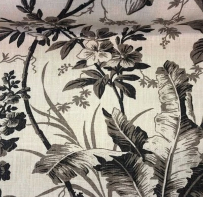 Jean Monro Fernbrook Graphite Linen Floral - Image 1 of 4